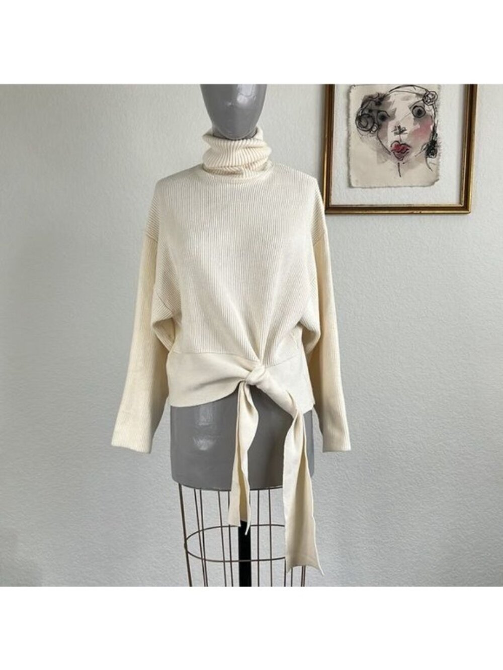 Zara Bow Tie Sweater
